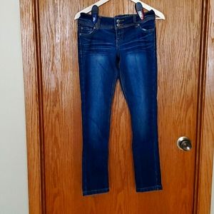 Blue Asphalt Skinny Jeans